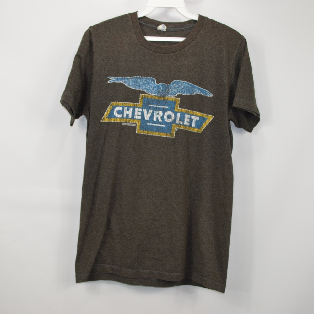 Vintage 80s CHEVROLET Mens Small Chevy T Shirt